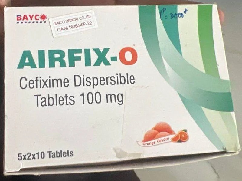AIRFIX-O Cefixime Dispersible Tablets 100mg - α±ααααααΆα αα·ααΈαα½ααααΈ105K