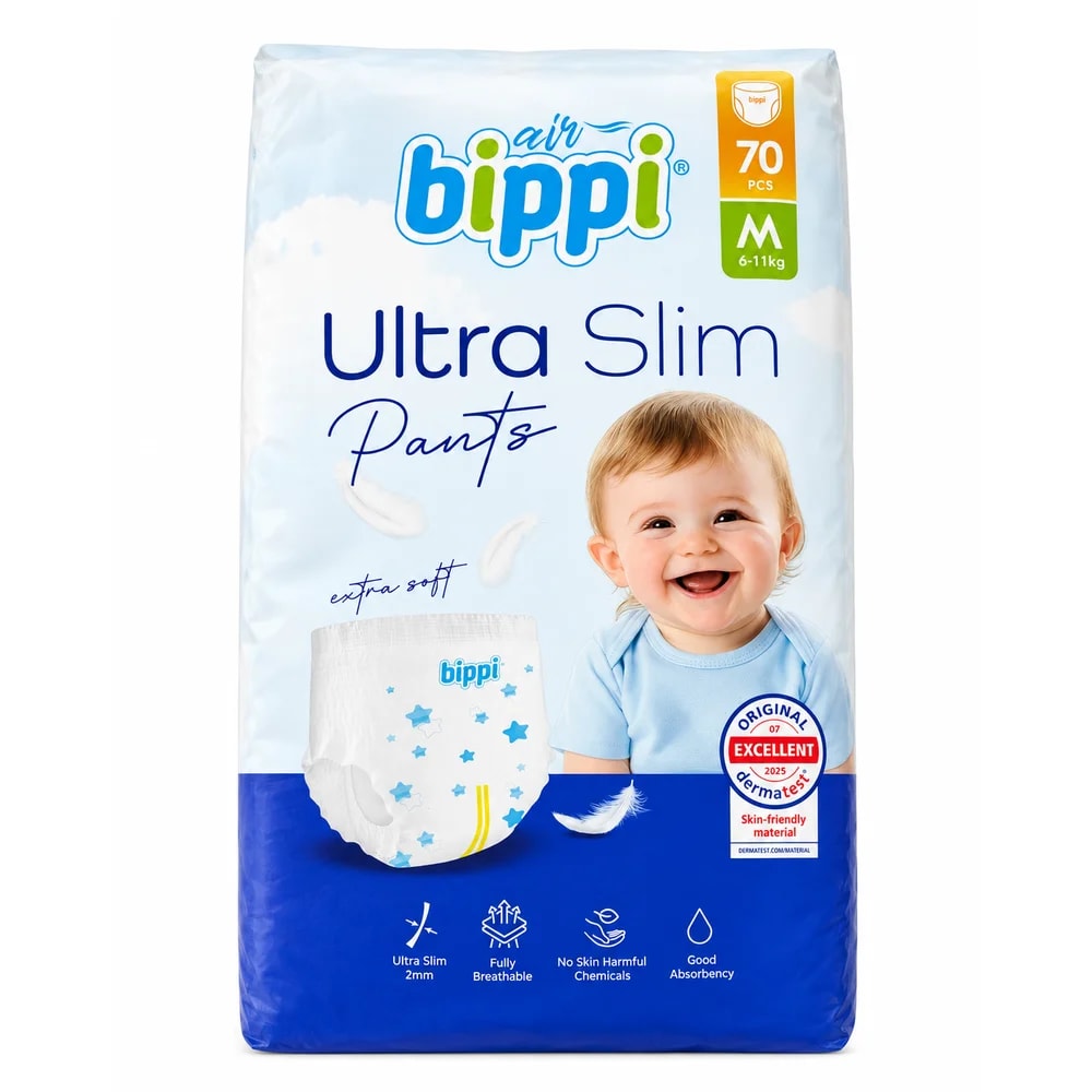 Bippi Air Ultra Slim Pants M 70 pieces; 6–11 kg - Pharmacy Krech hong
