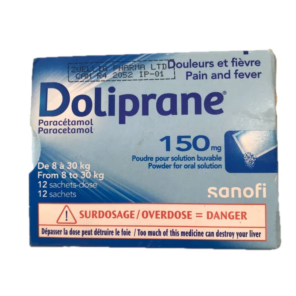 Doliprane 150 mg