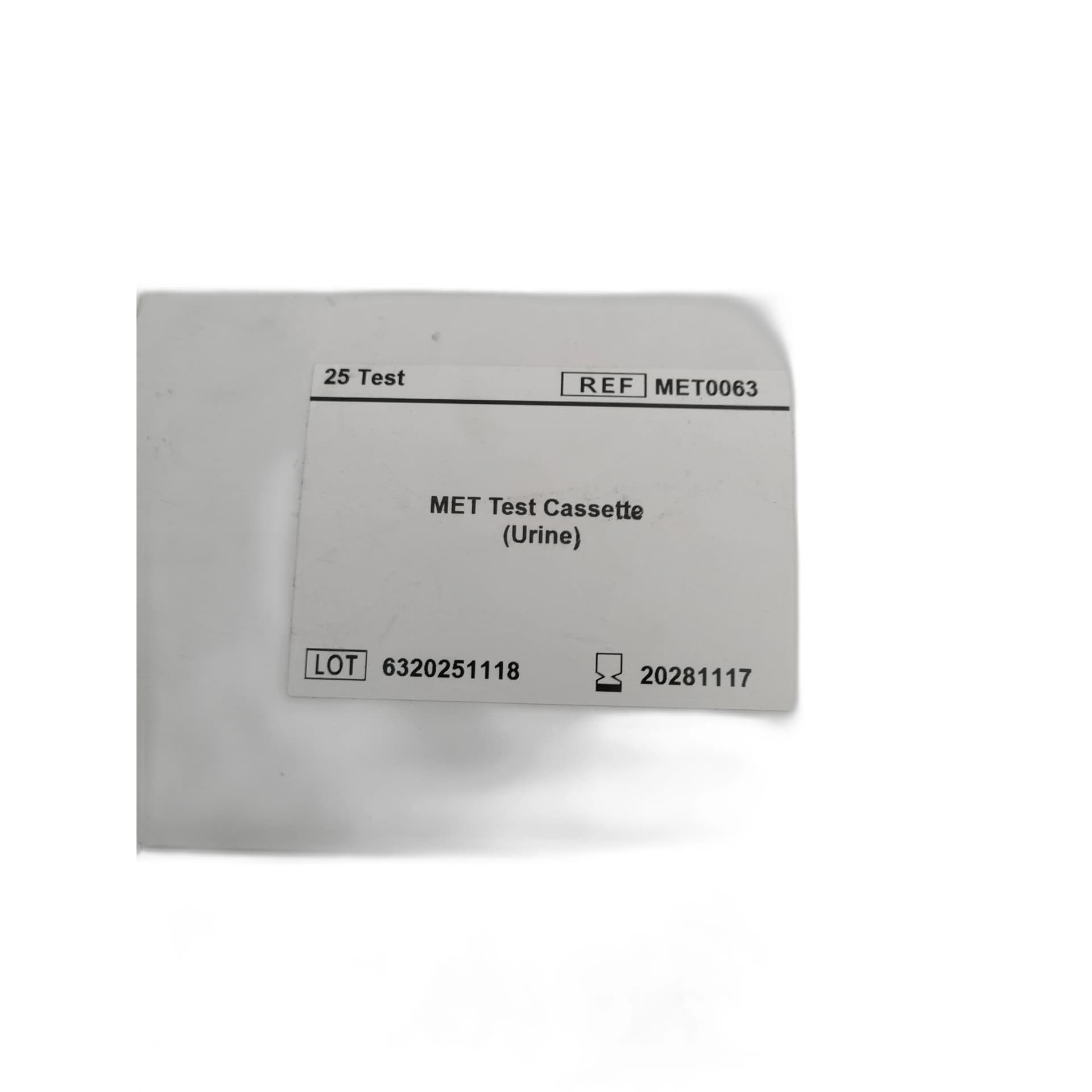 MET Test Cassette 25 tests
