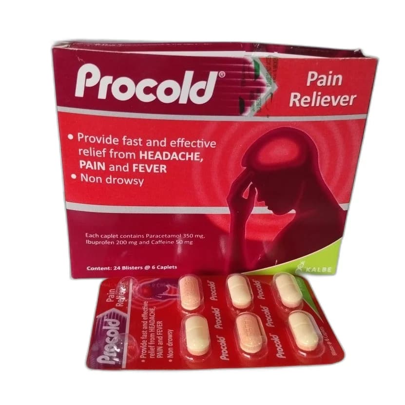 Procold Pain Reliever 6 tablet