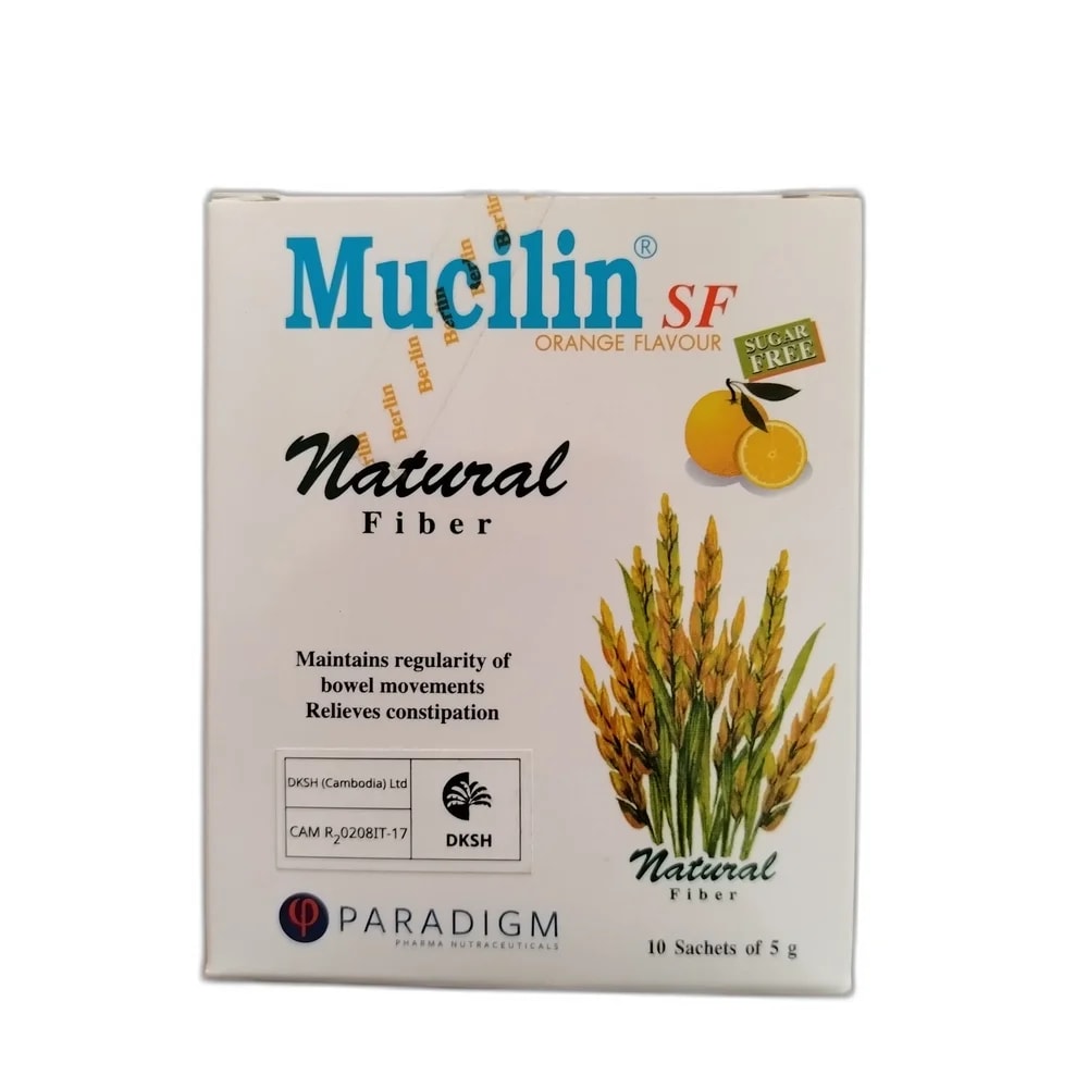 Mucilin SF 3.5g per 5g sachet - Oudom Puthik Pharmacy