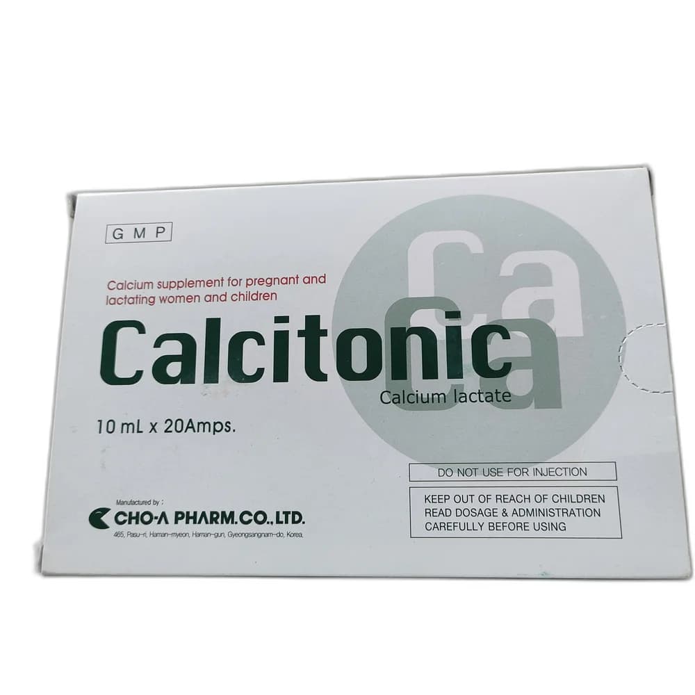 Calcitonic Calcium Lactate 10 mL ampoule