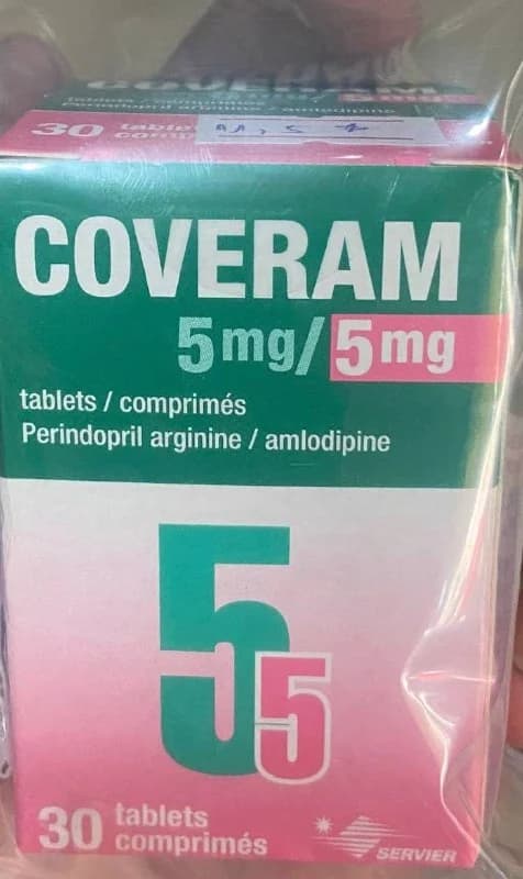 COVERAM Perindopril arginine 5mg / Amlodipine 5mg