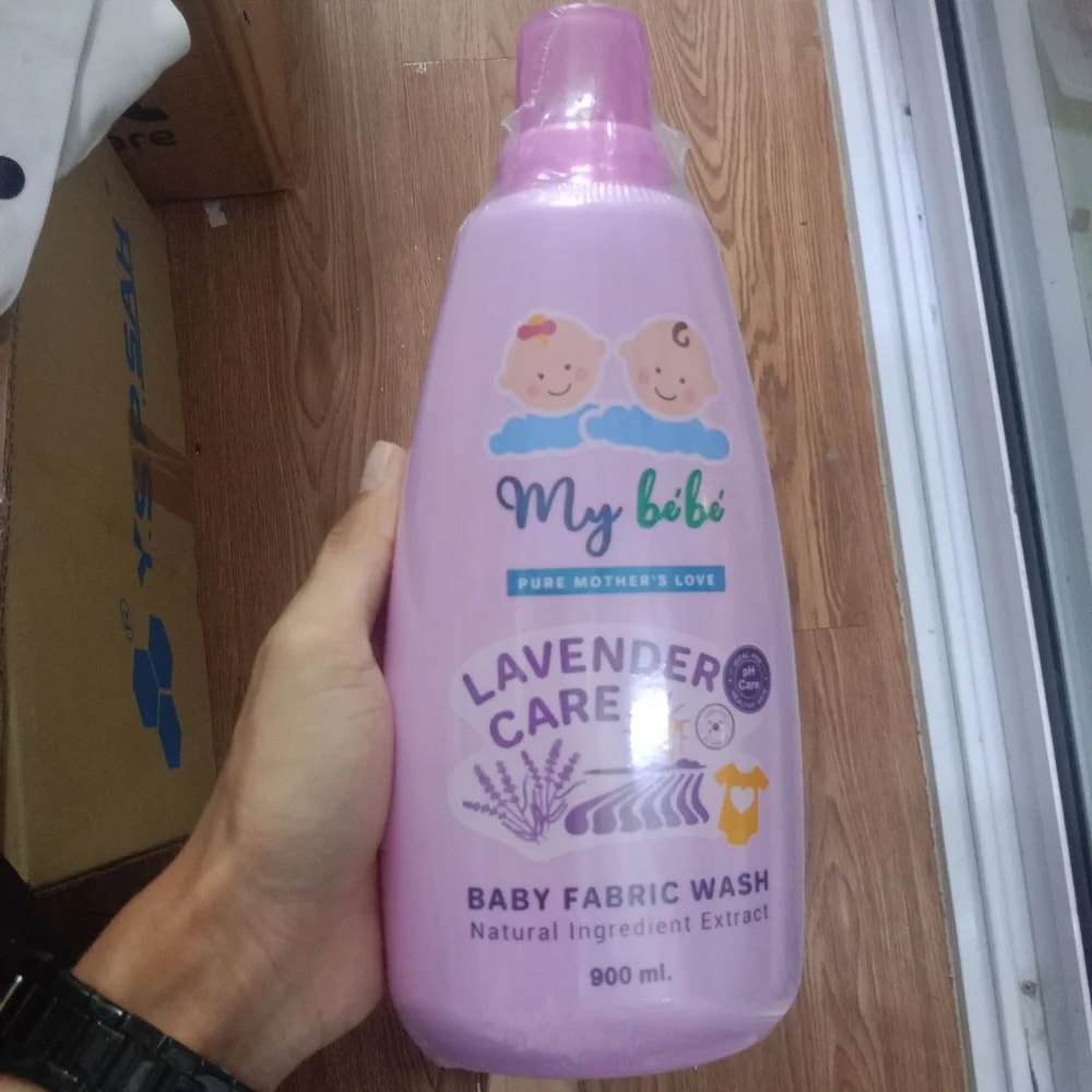 My bébé Lavender Care Baby Fabric Wash, 900 mL - Kim Yi