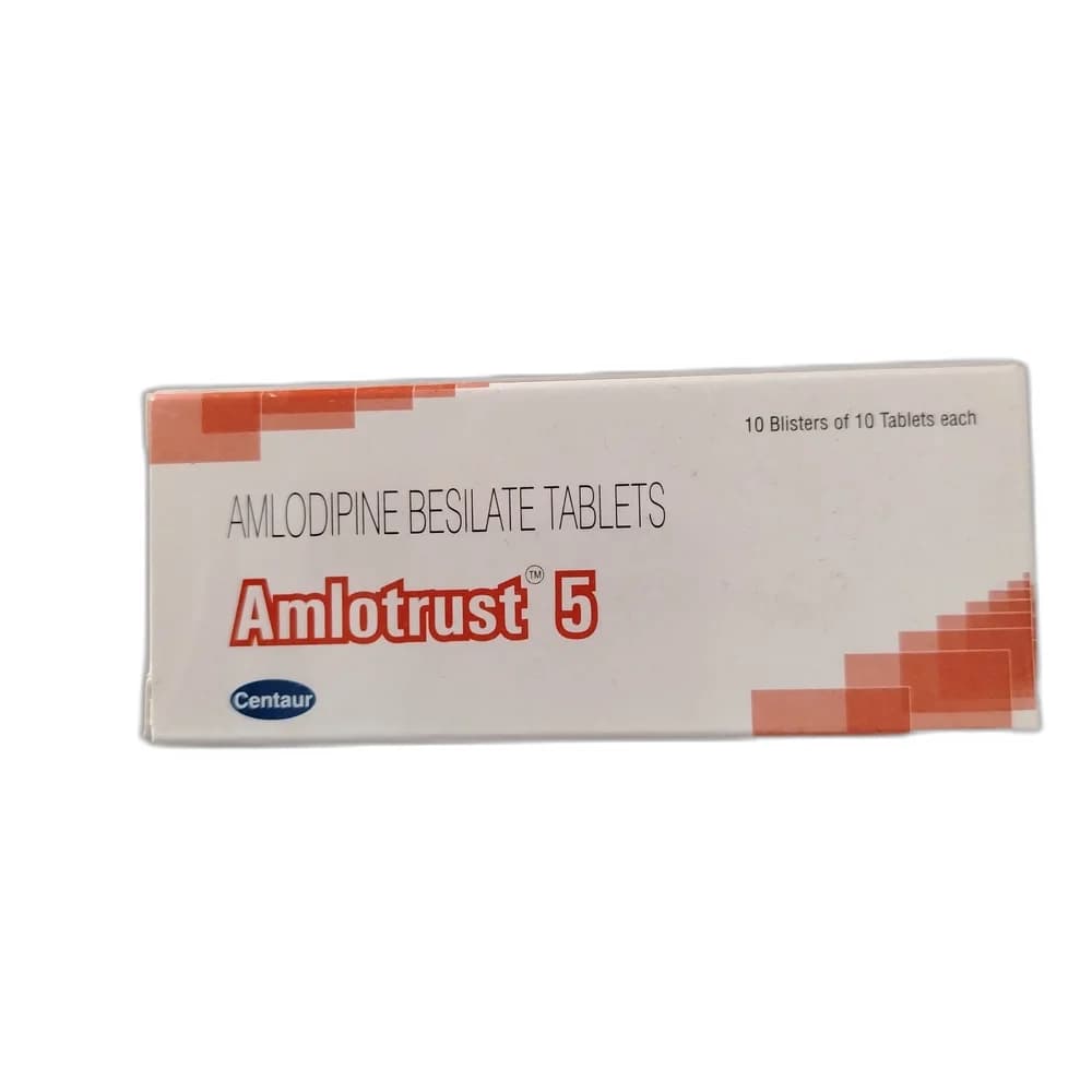 Amlotrust 5 Amlodipine 5 mg