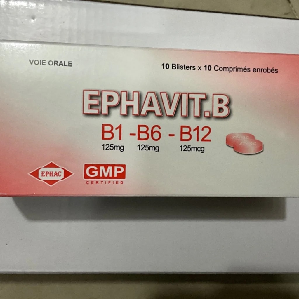 EPHAVIT.BB1-B5-B12 B1/B6/B12 125/125mg/125mcg - PONLEU DOUNG DARA PHARMACY