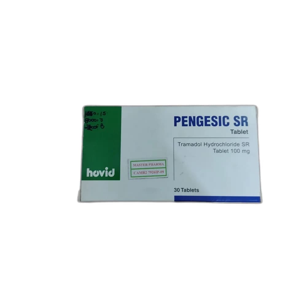 Pengesic SR 100 mg sustained release per tablet