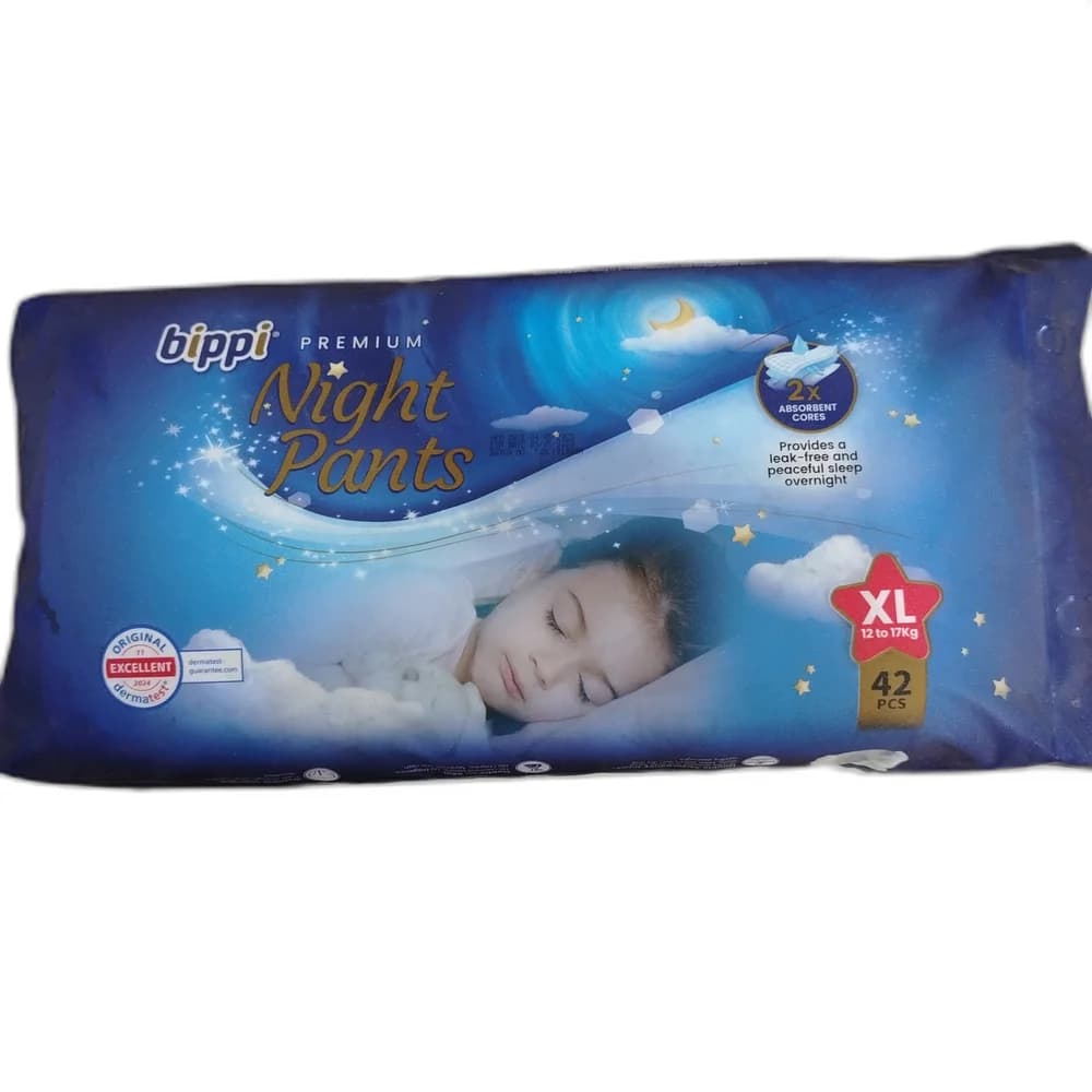 Bippi Premium Night Pants Size XL, 42 pcs