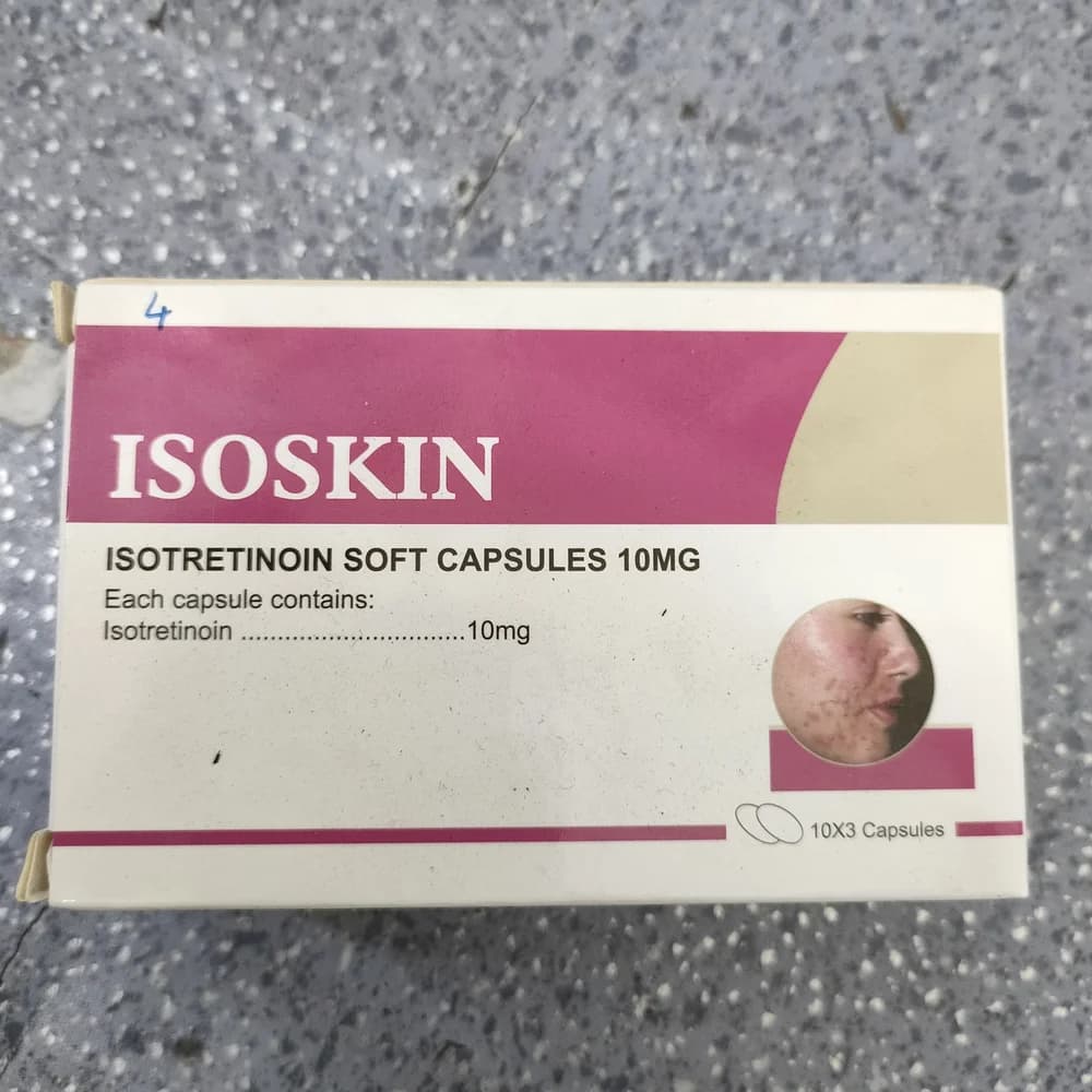 Isoskin Isotretinoin 10 mg per soft capsule