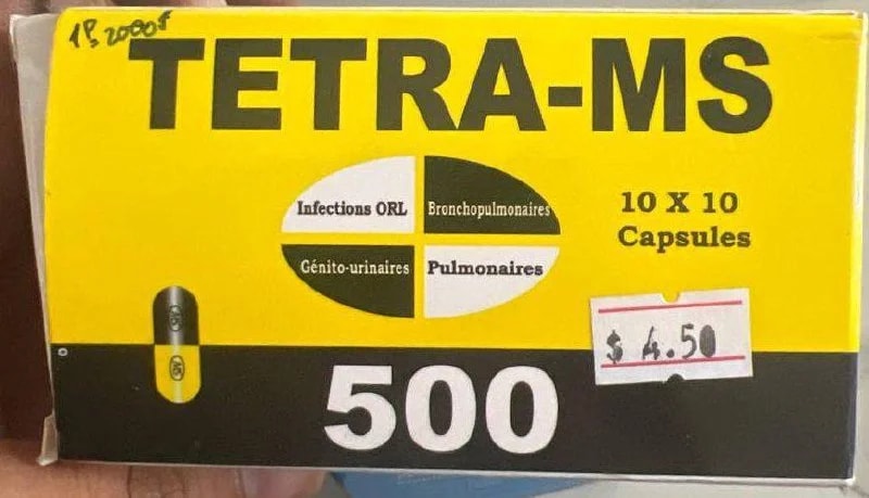 TETRA-MS 500 Tetracycline 500mg - α±ααααααΆα αα·ααΈαα½ααααΈ105K
