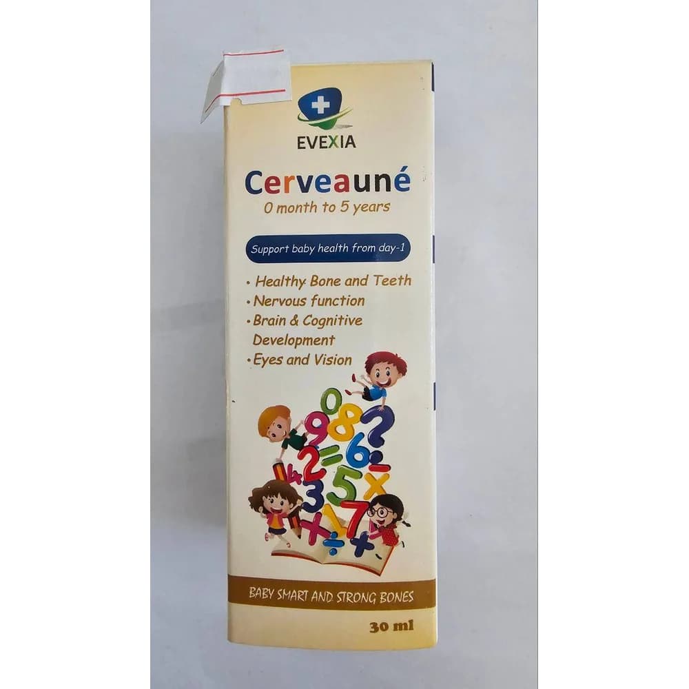 Cerveauné Vitamin D3 400 IU (10 mcg) / DHA 1 mg per 10 drops