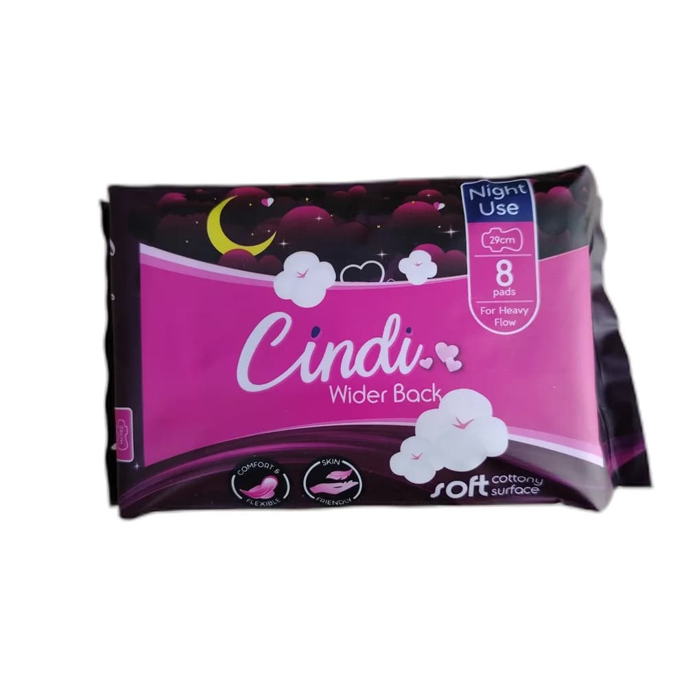 Cindi Wider Back Night Use Sanitary Pad 29 cm