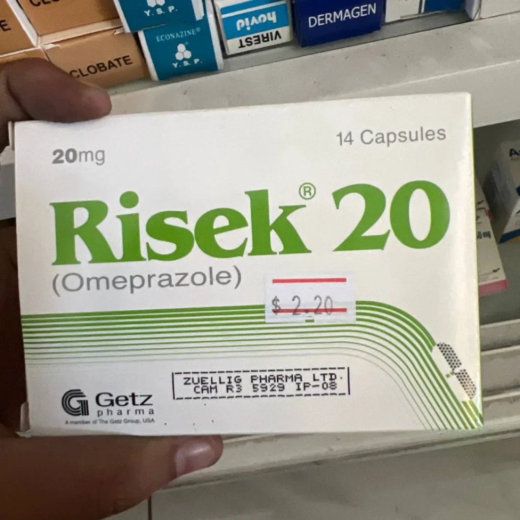 Risek 20 (Omeprazole) 20 mg - SETHIKA CARE Pharmacy