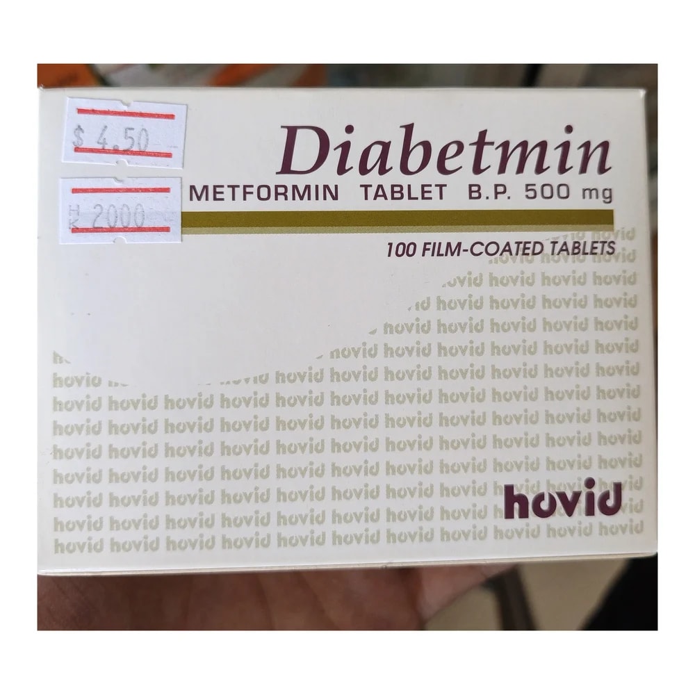 Diabetmin 500 mg - Morhachun Pharmacies