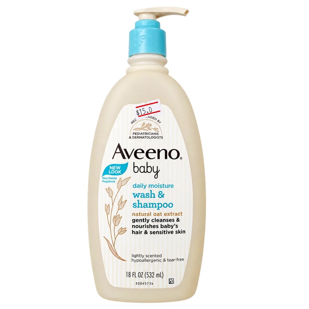 Aveeno Baby Daily Moisture Wash & Shampoo - Pharmacy Krech hong