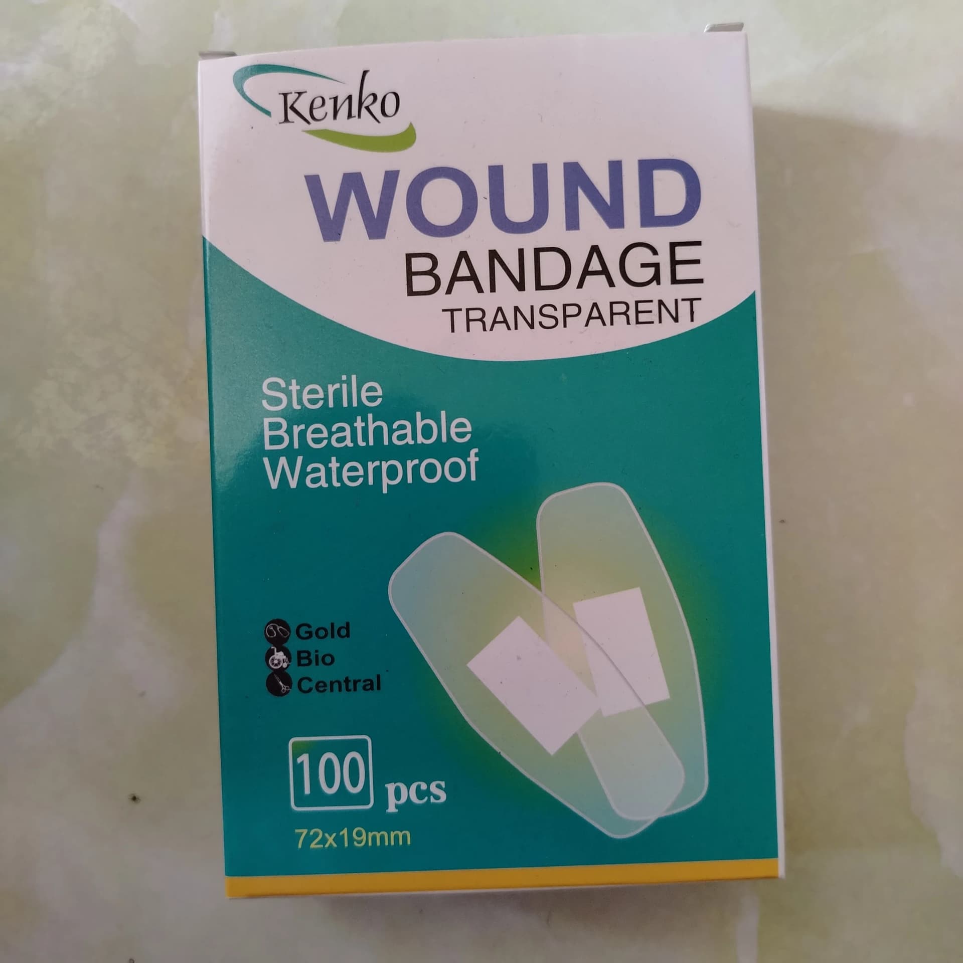 Kenko Wound Bandage Transparent 72 x 19 mm