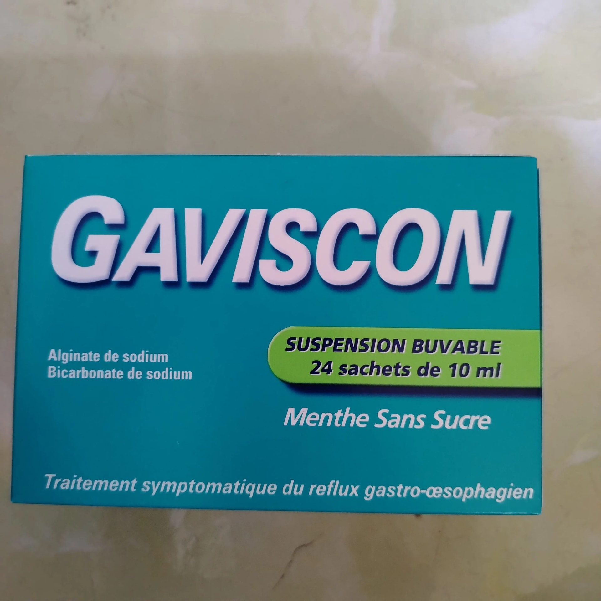 Gaviscon Sodium Alginate + Sodium Bicarbonate - Phal Cham Rouen
