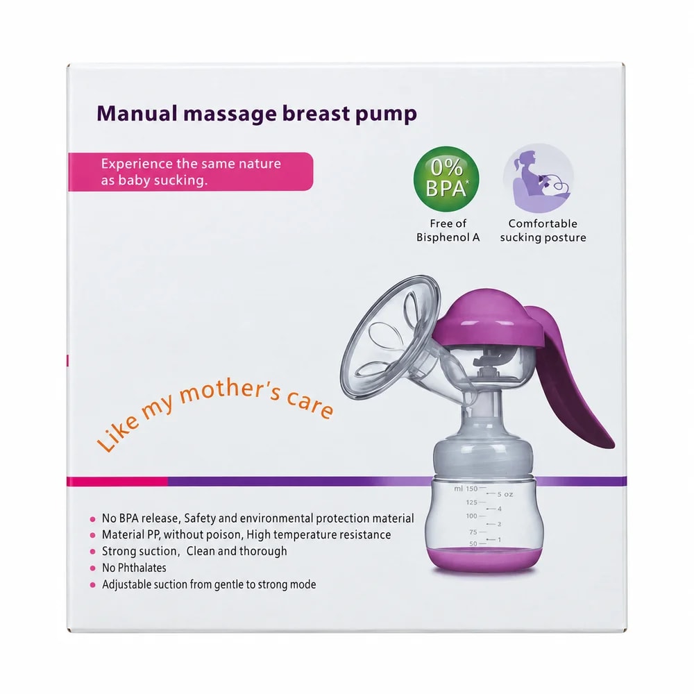 Manual Massage Breast Pump 150 ml collection bottle - PHARMCY ARUN REAS