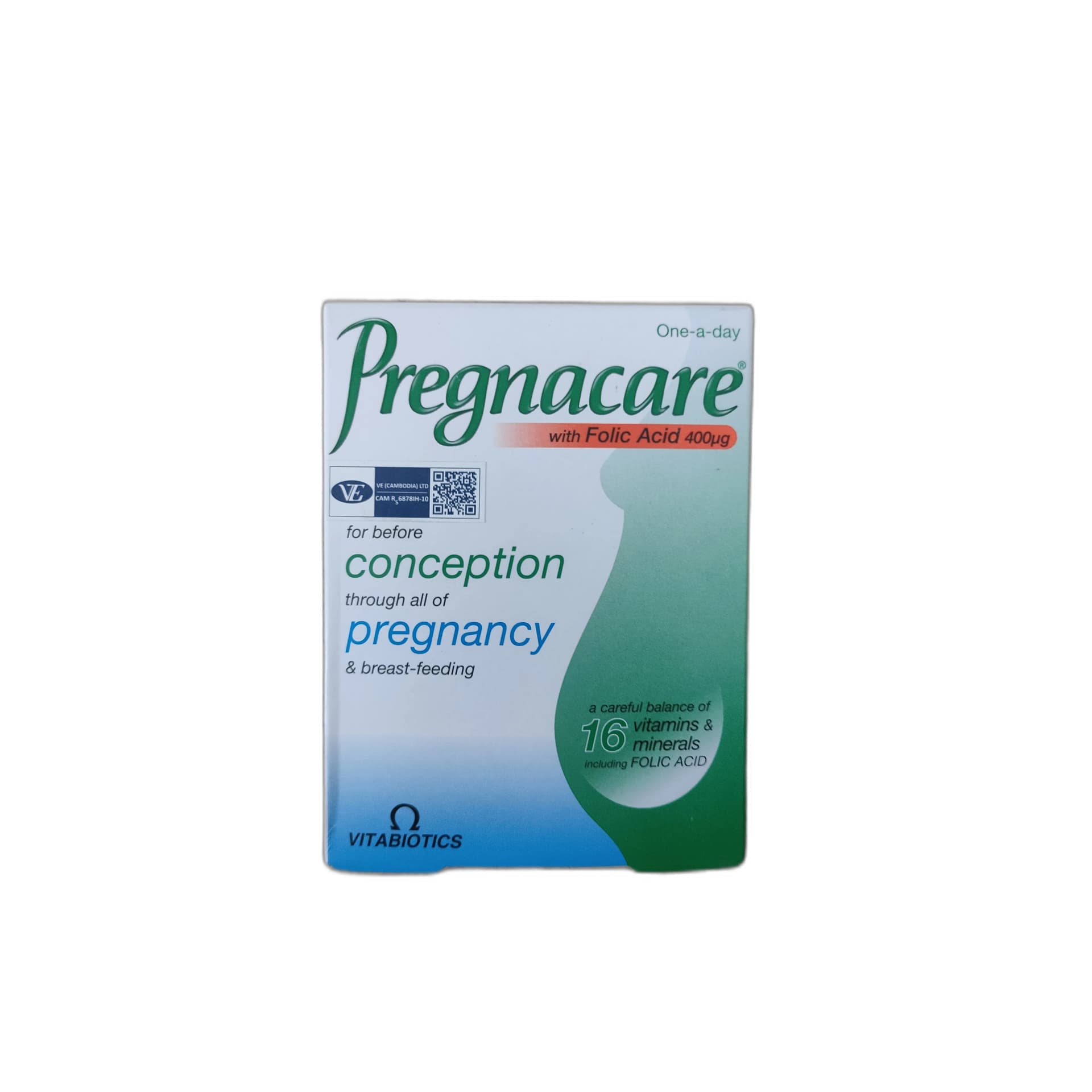 Pregnacare Folic Acid Folic Acid 400mcg + 15 vitamins & minerals
