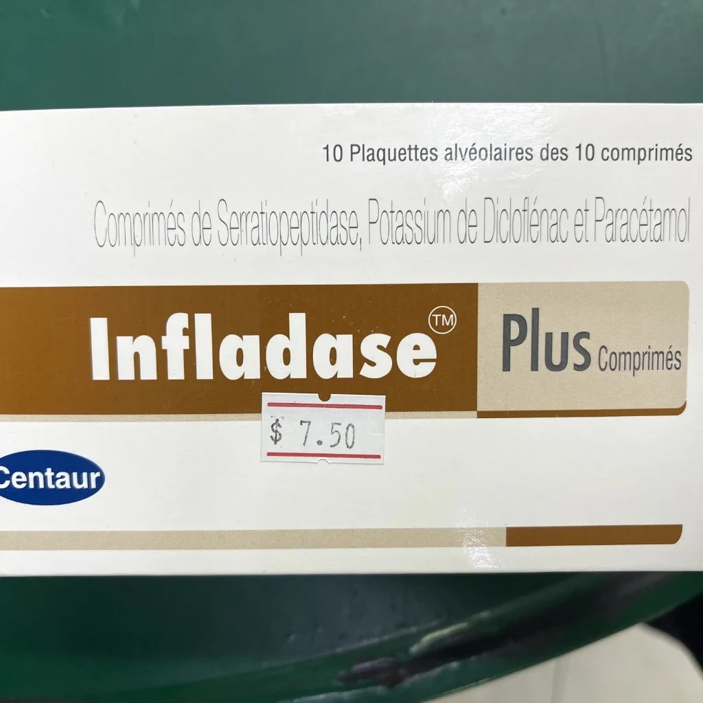 Infladase Plus Not available - Pharmacy Rotha 2
