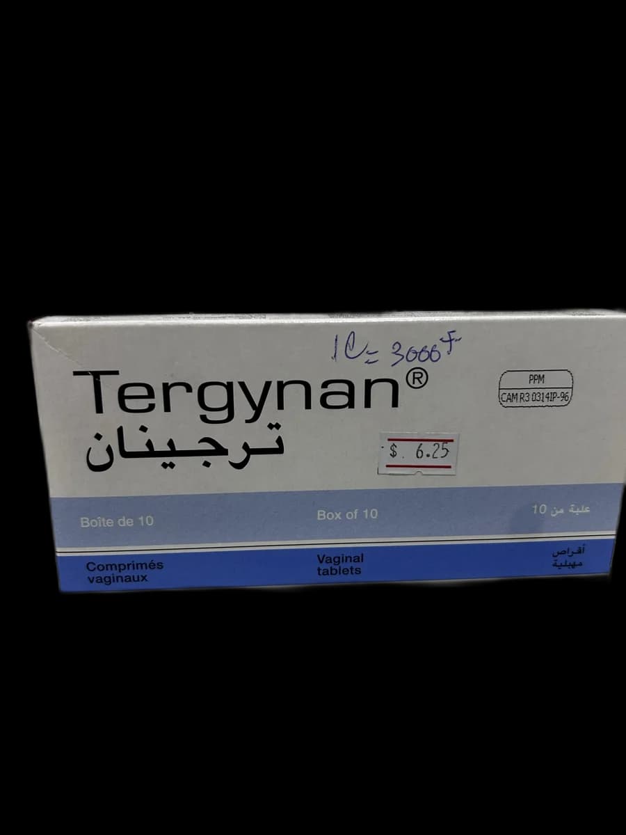 Tergynan 200mg/100mg/100000UI/3mg