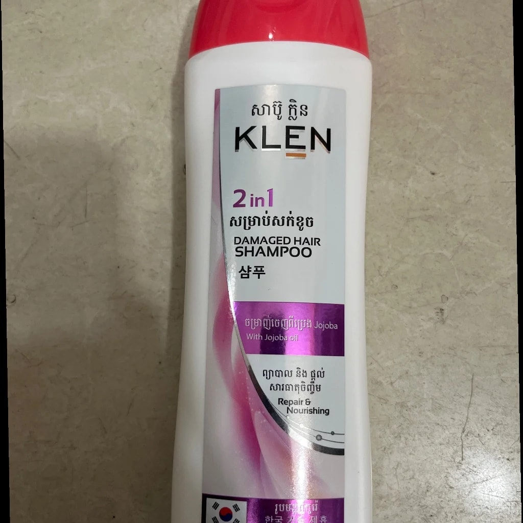 សាប៊ូកក់សក់ Klen damaged hair shampoo 320ml - PONLEU DOUNG DARA PHARMACY