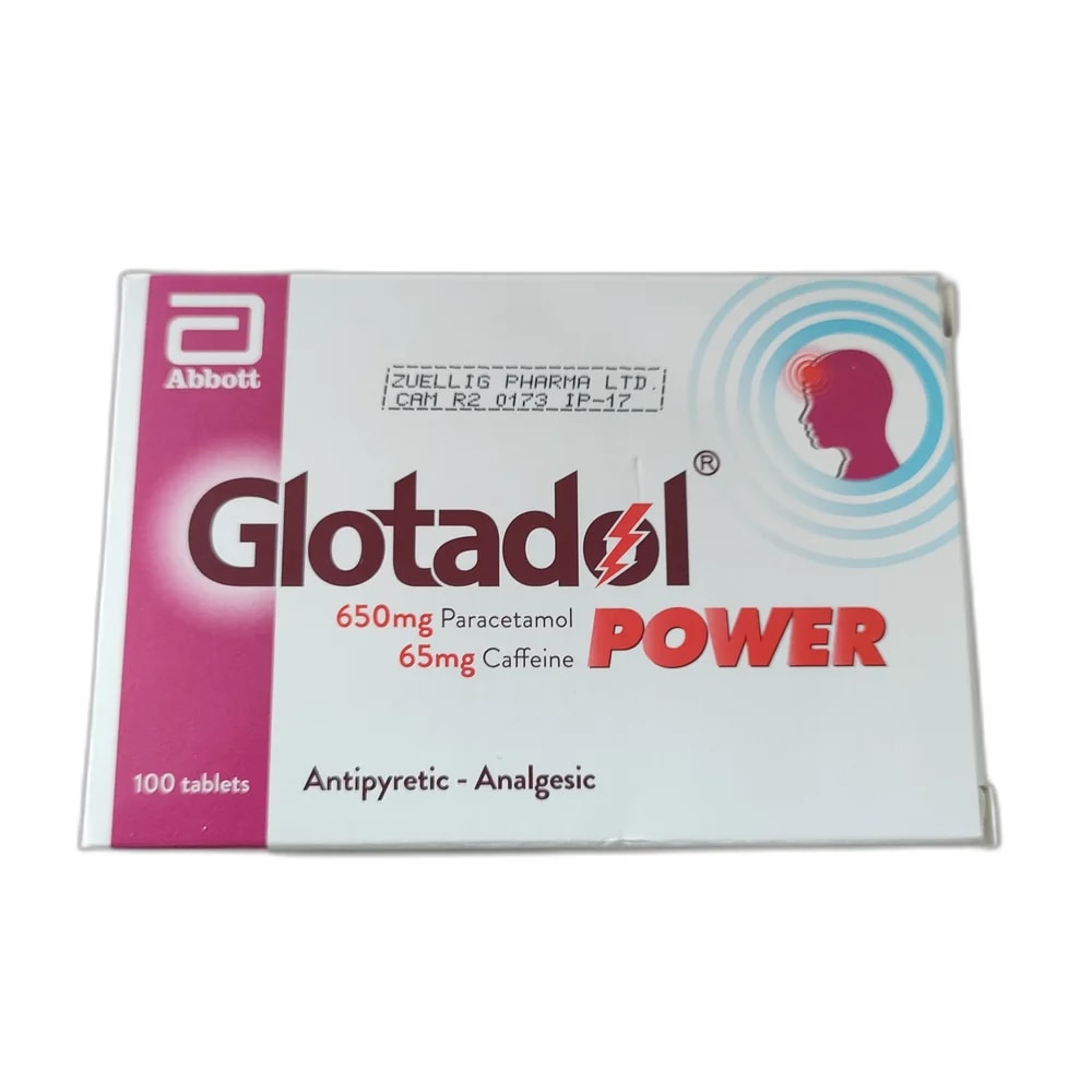 Glotadol Power 650 mg / 65 mg - SUKHA PHARMACY