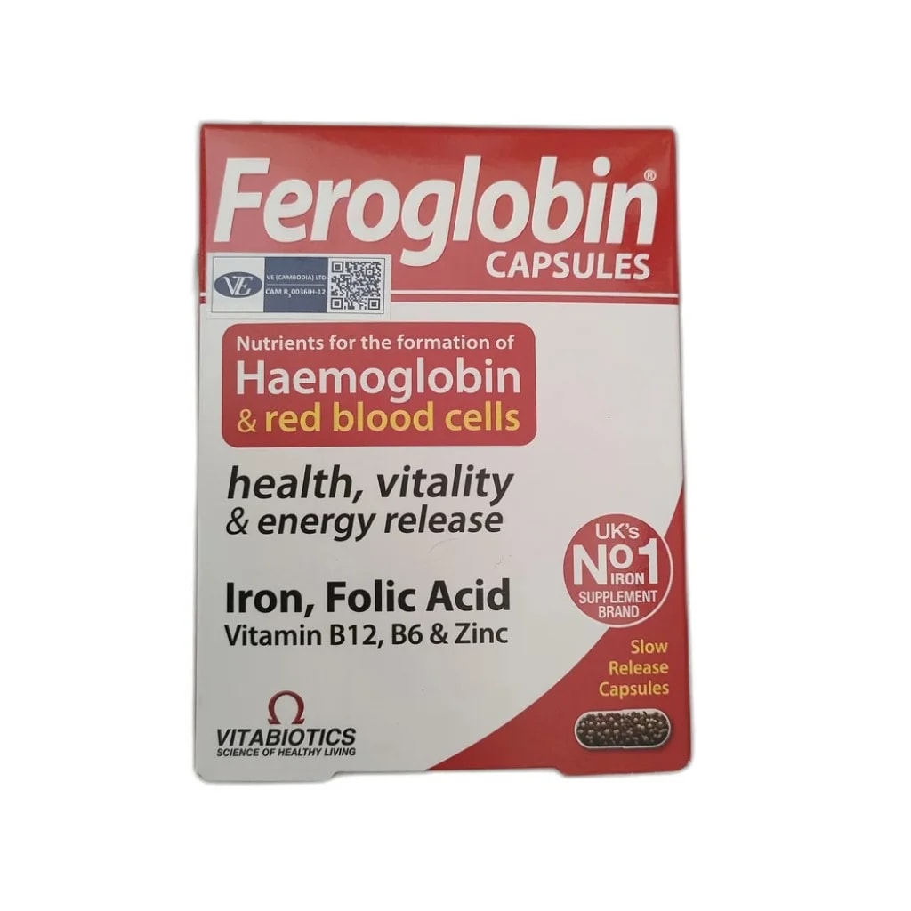 Feroglobin Iron 24 mg - PHARMACIE PUNLEU SOKPHEAP II