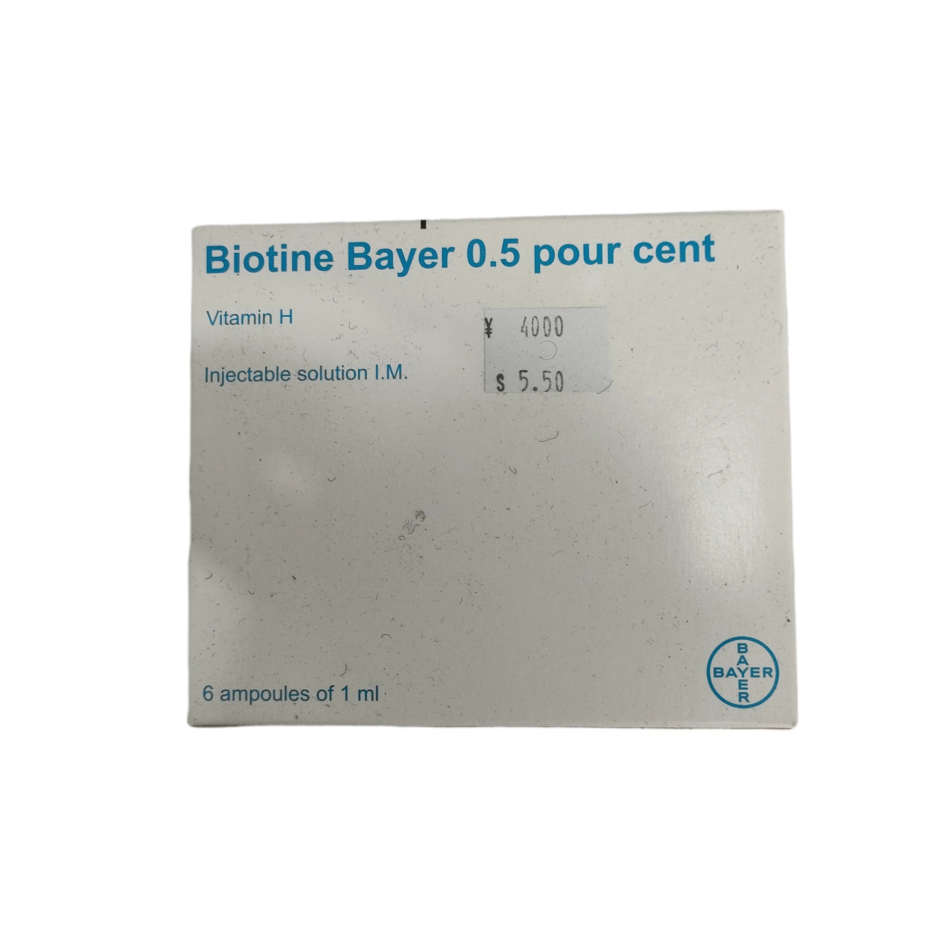 Biotine Bayer 0.5% (5mg/mL) - PHARMACY PONLEU AOSOT