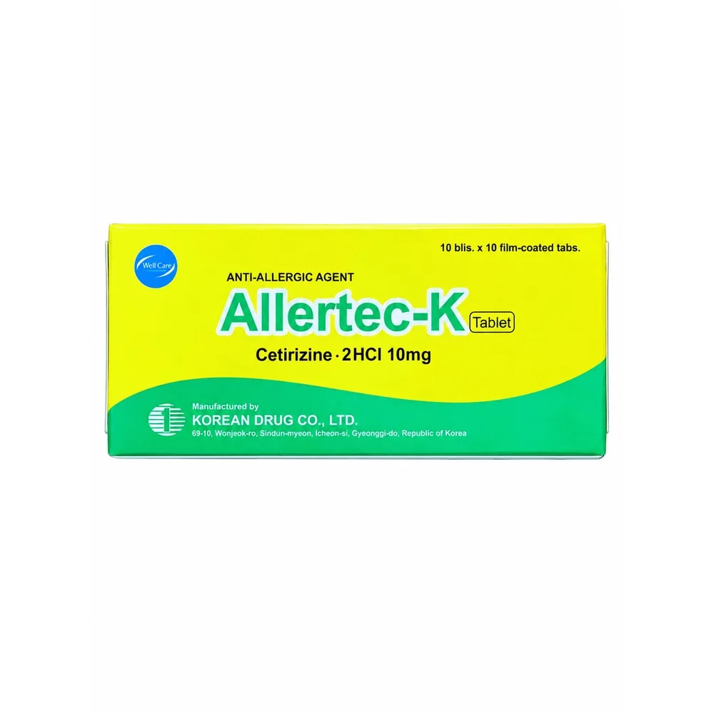 Allertec-K 10 mg film-coated tablets - PHARMCY ARUN REAS