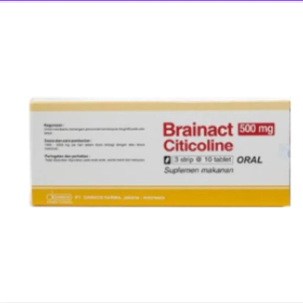 Brainact 500 Tablet (Citicoline) Not available - Phnom Penh Care Pharmacy 2ND Floor / Under CENTRAL HOSPITAL