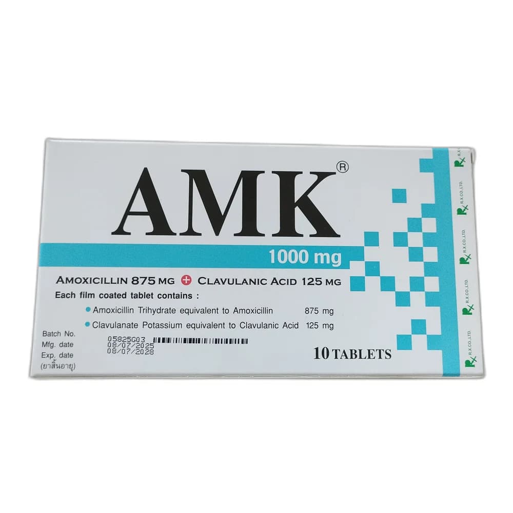 AMK 1000 mg 875 mg / 125 mg