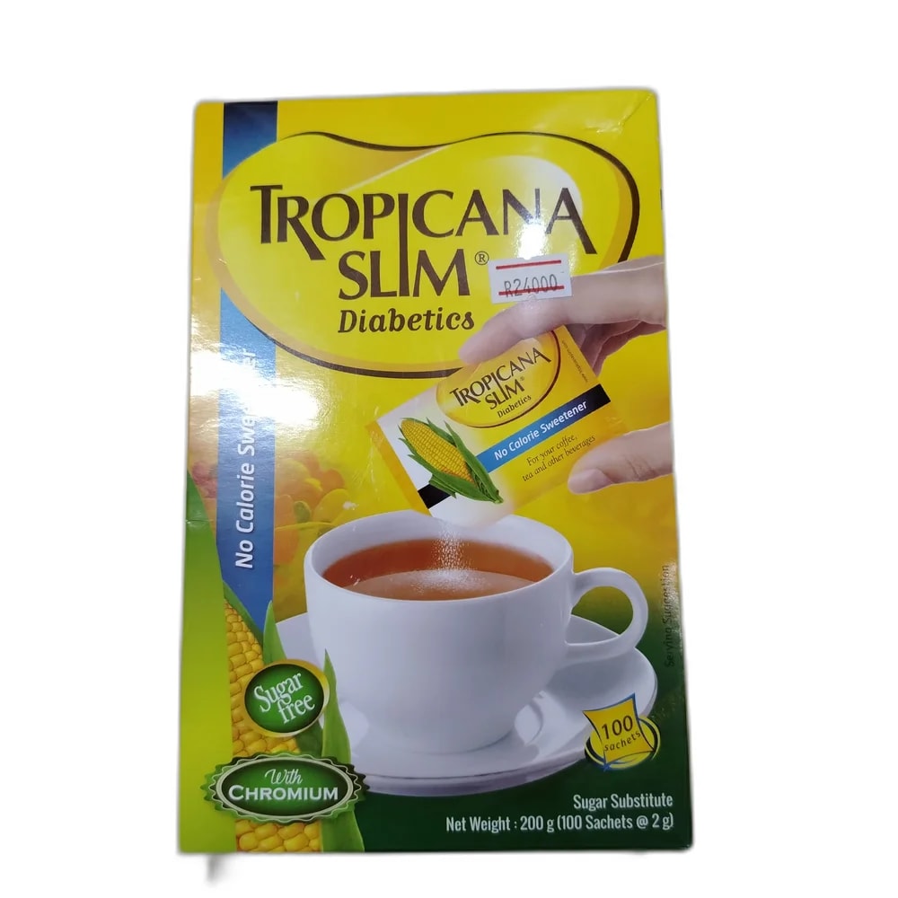 Tropicana Slim Diabetics 2 g per sachet (Chromium Picolinate 15 mcg) - PHARMACIE LA BELLE PHARMA