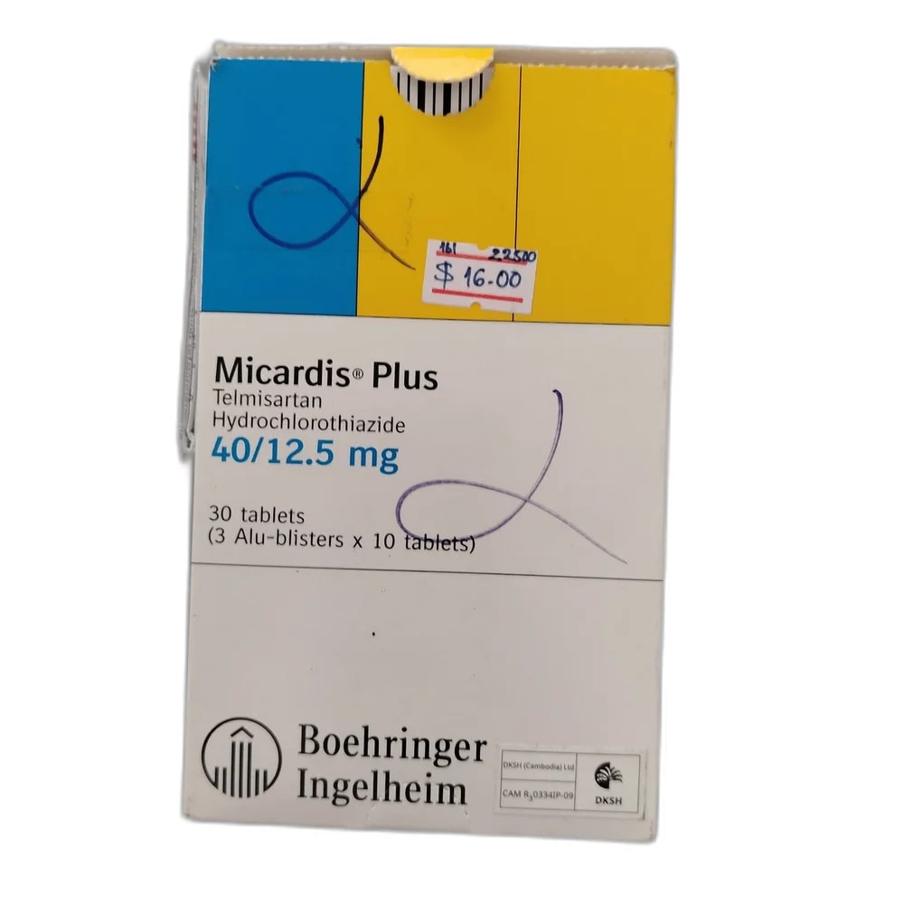 Micardis Plus 40 mg / 12.5 mg - Oudom Puthik Pharmacy