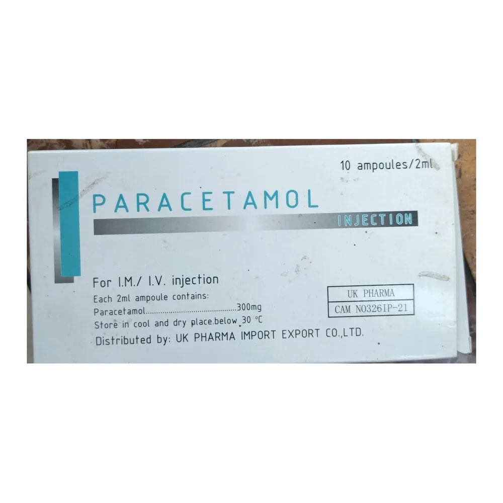 Paracetamol Injection 300 mg/2 ml - Morhachun Pharmacies