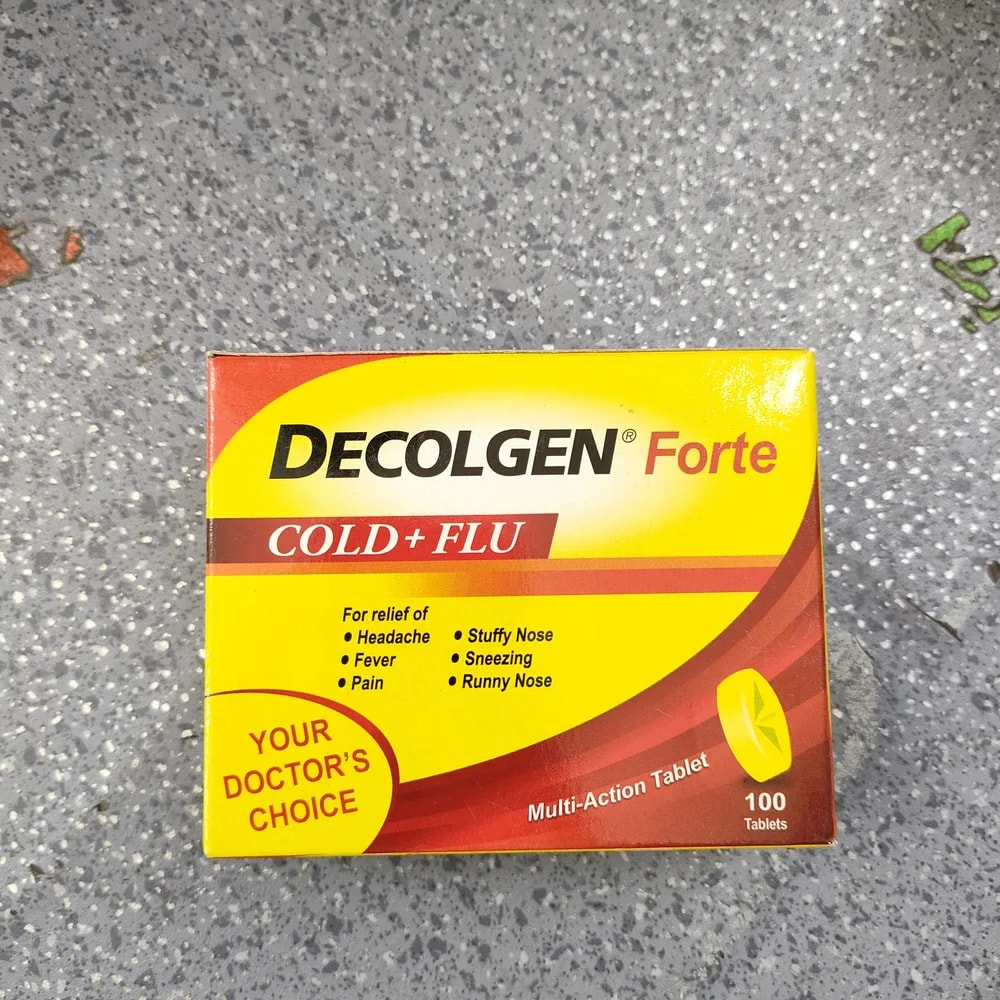 Decolgen Forte Not available - Depot De Pharmacie "A" Kim Houy