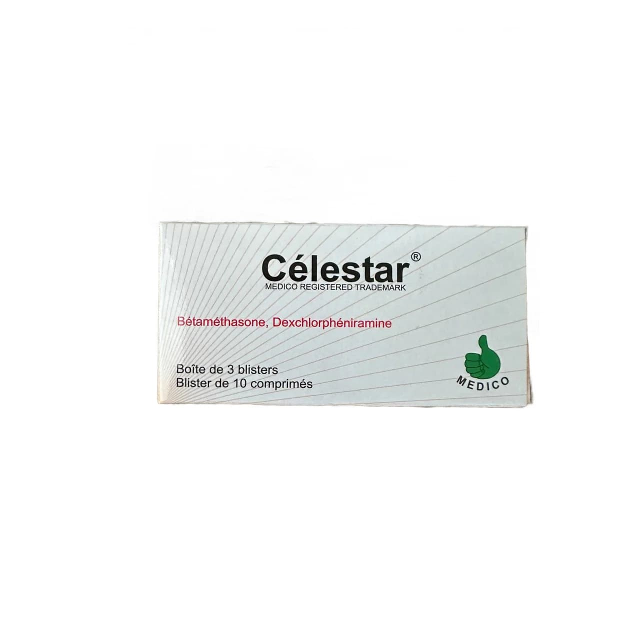 Celestar Betamethasone 0.25 mg / Dexchlorpheniramine maleate 2 mg