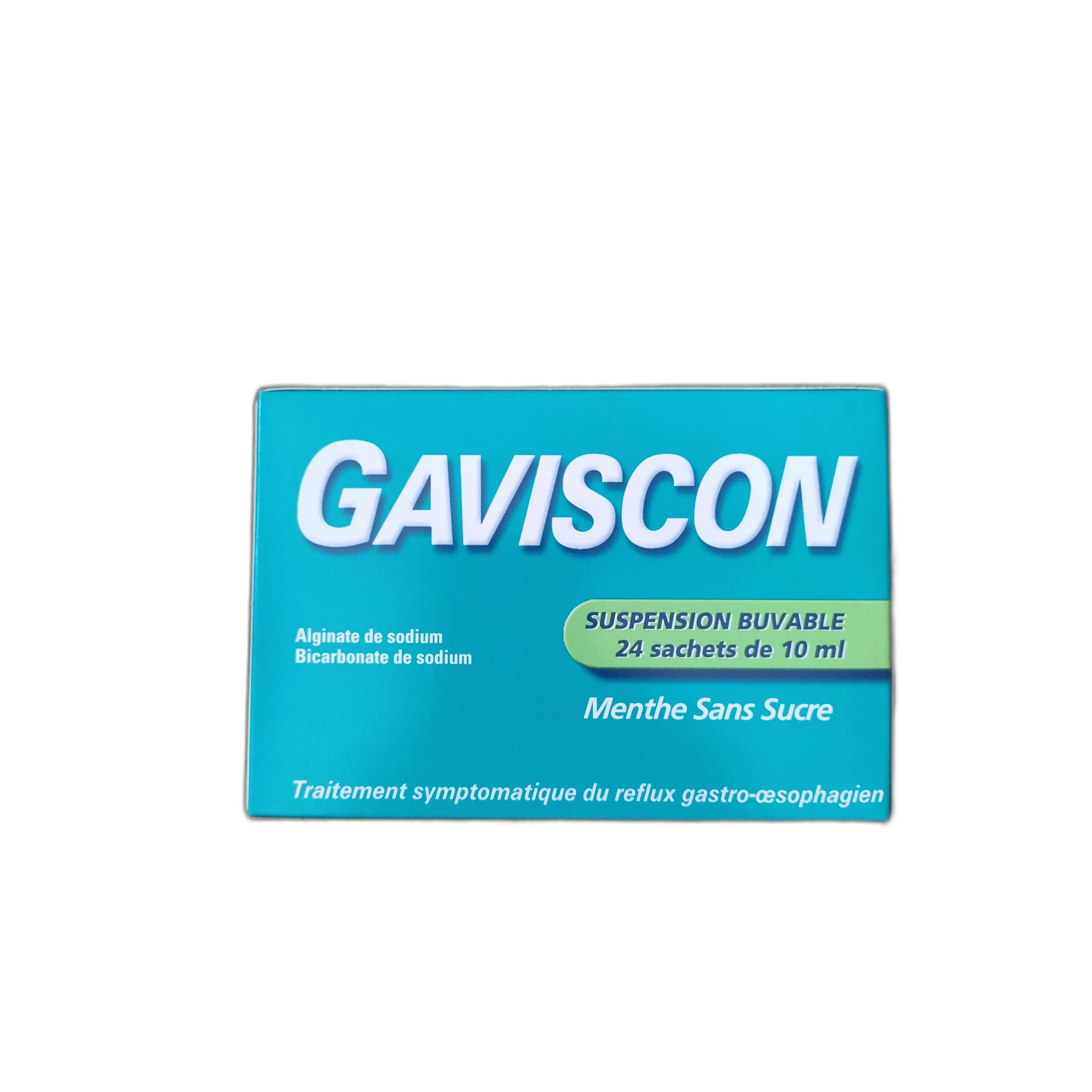 Gaviscon oral suspension sachets Sodium Alginate 500mg + Sodium Bicarbonate 267mg per 10ml sachet - PHARMARCY DARA RAKSMEY KOK CHAMBOK