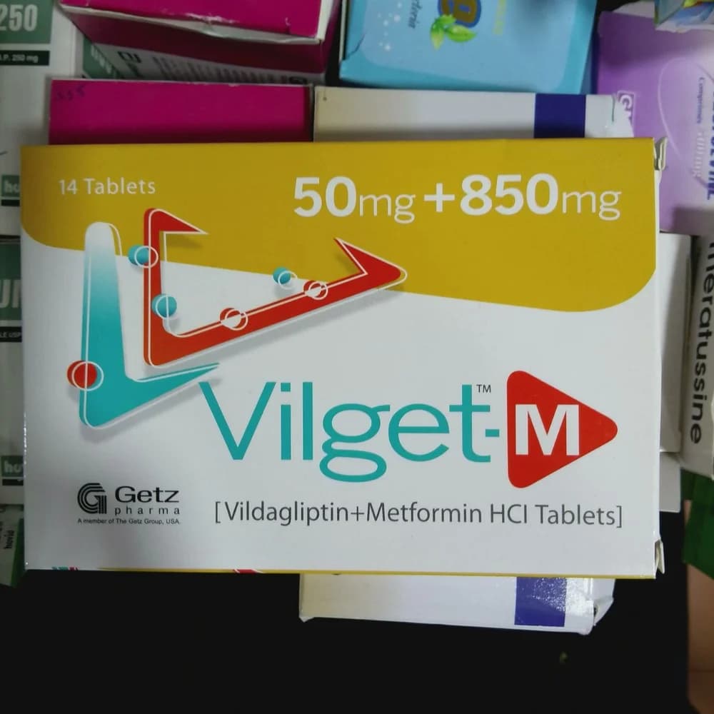Vilget-M 50 mg / 850 mg film-coated tablets