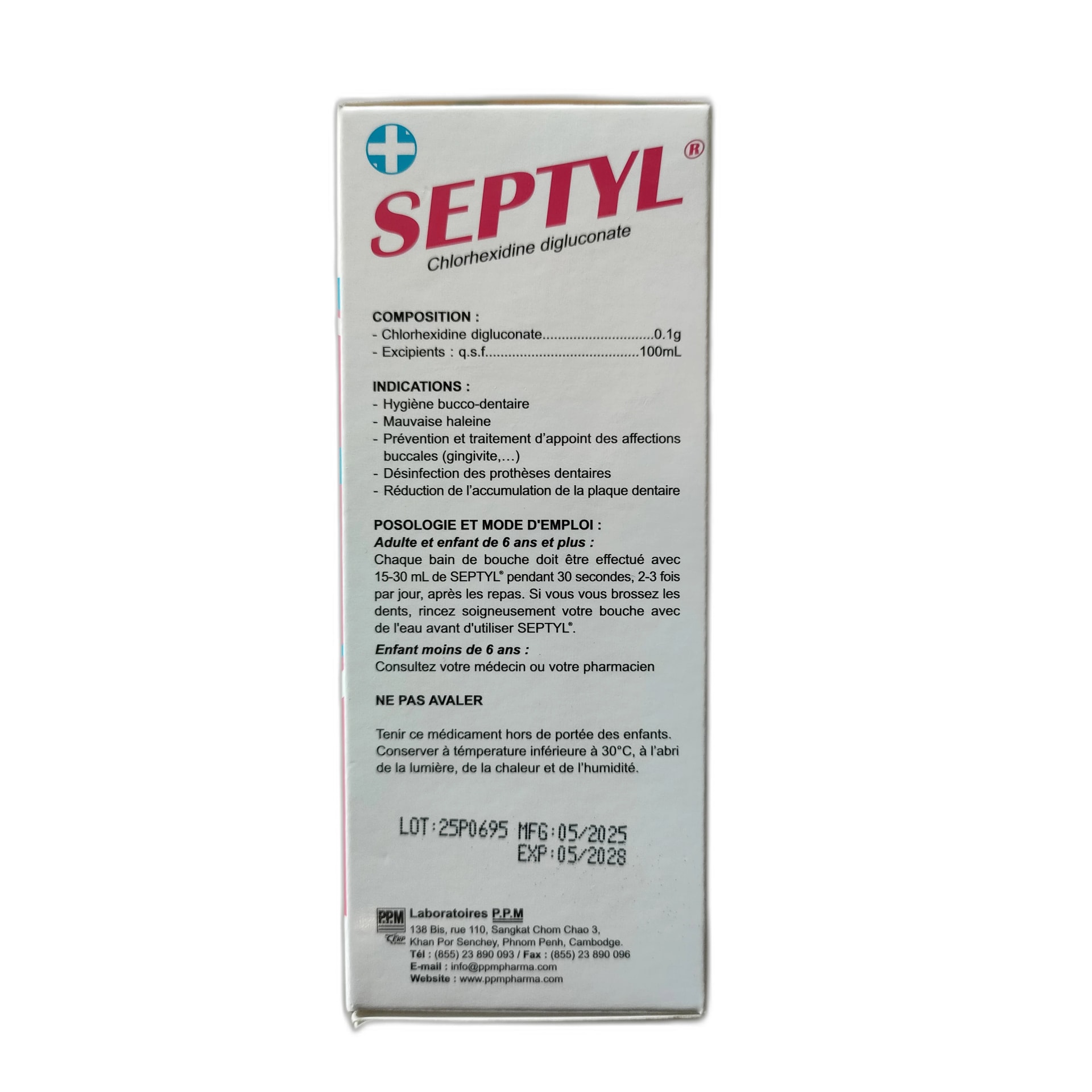 Septyl Chlorhexidine Digluconate - PONLEU DOUNG DARA PHARMACY