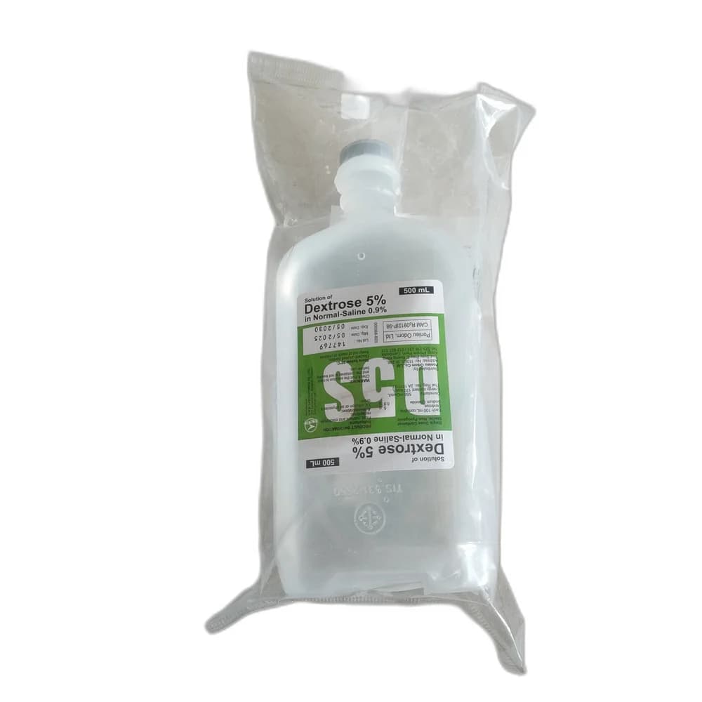 D5S 5% / 0.9%, 500 mL