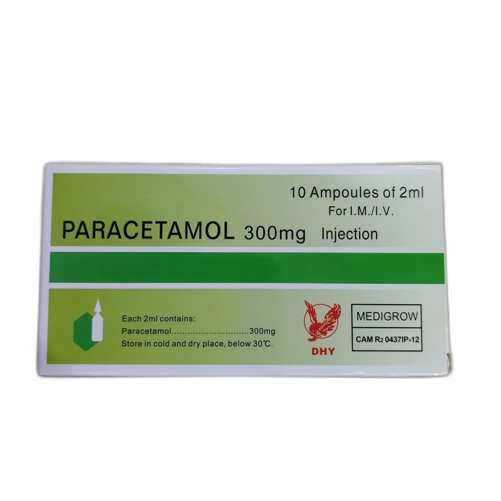 Paracetamol 300 mg / 2 ml