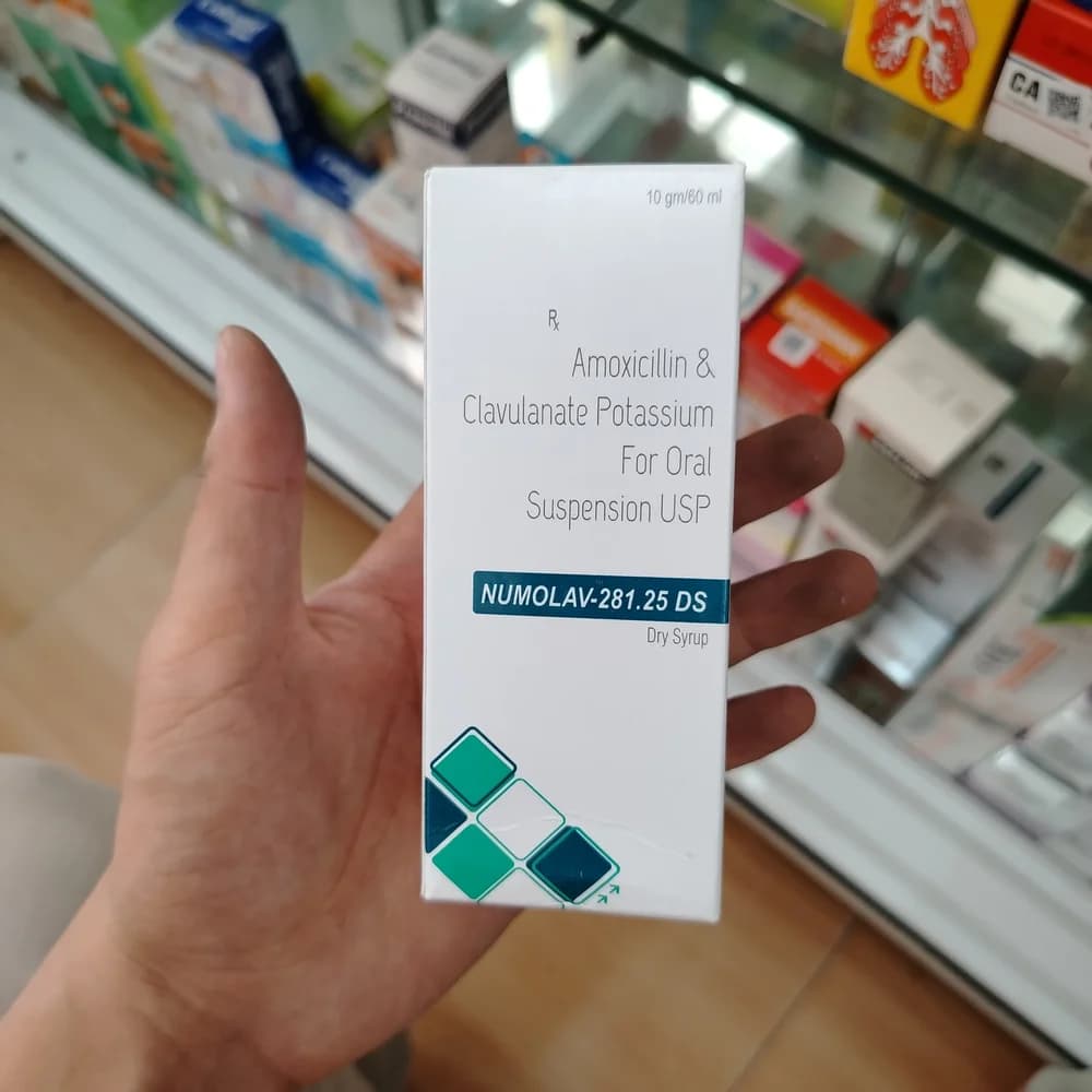 Numolav 250 mg/31.25 mg per 5 mL