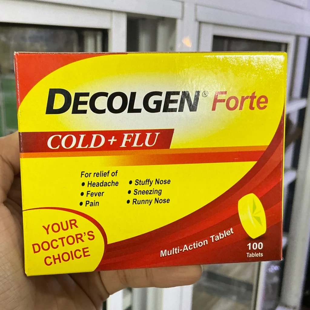 Decolgen Forte Phenylpropanolamine HCL25mg Chlorpheniramine Maleate2mg Paracetamol 500mg - Pharmacy Pichserey