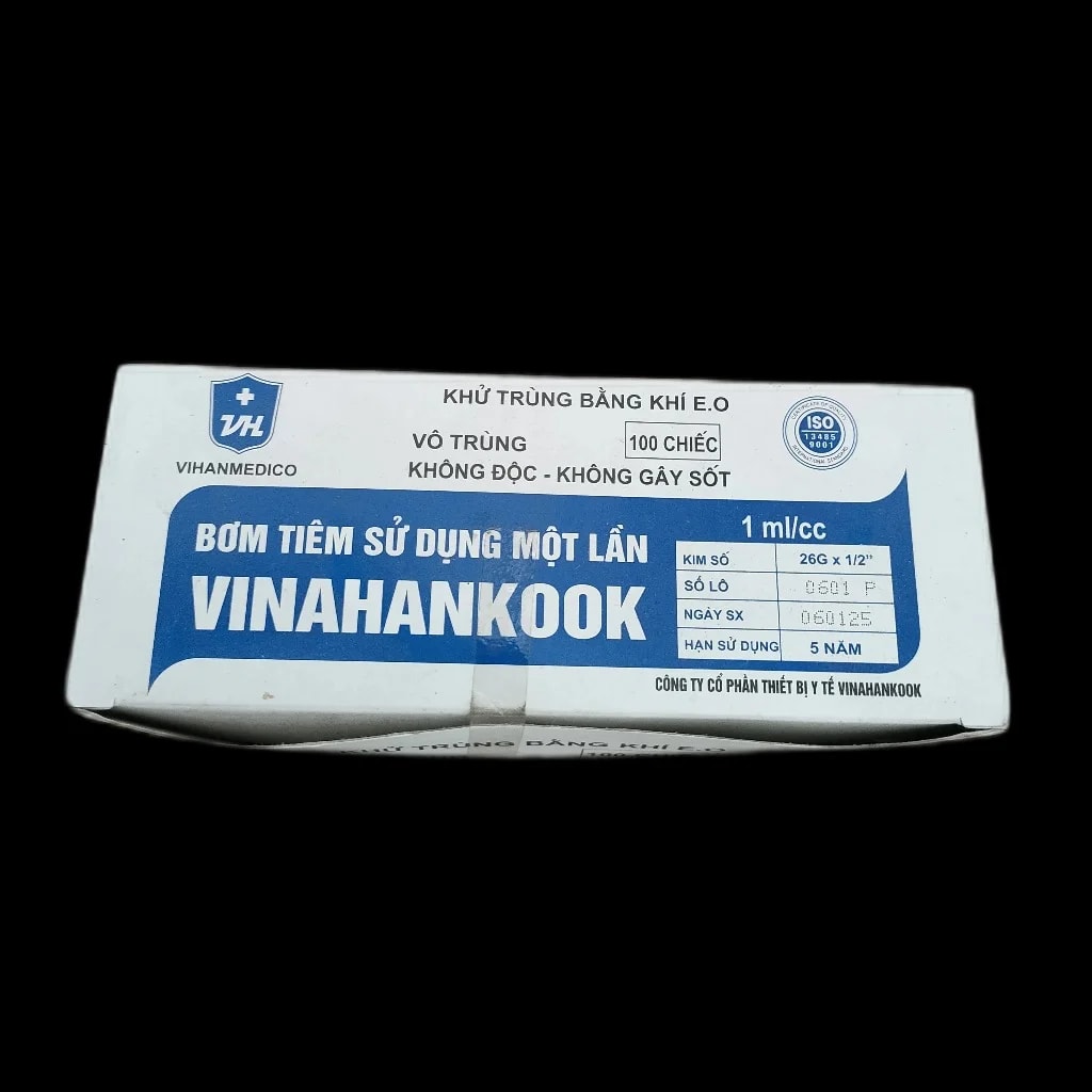 Vinahankook Disposable Syringe 3ml 3ml/cc - PHARMARCY DARA RAKSMEY KOK CHAMBOK