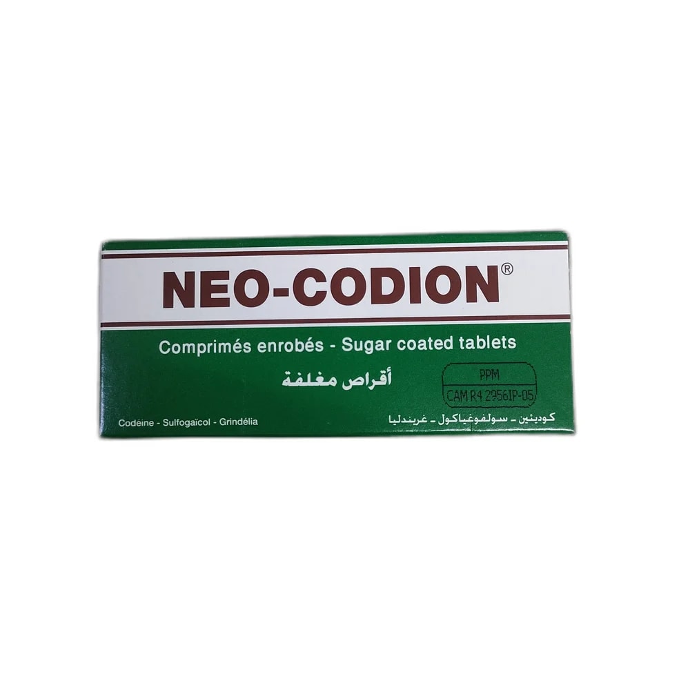 NEO-CODION 14.93 mg + 100 mg + 20 mg - Depot de Pharmacie B Rotha