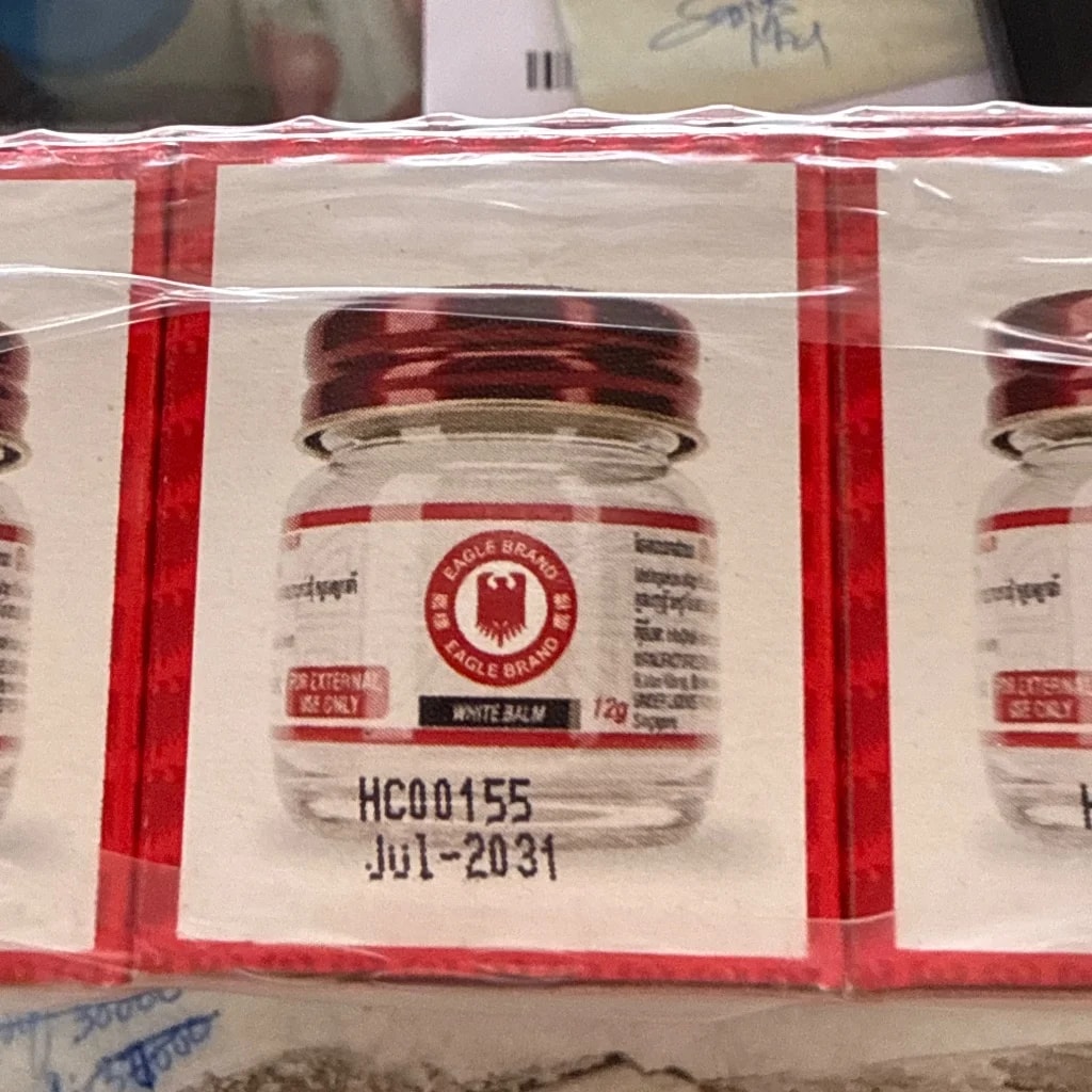Eagle Brand white Balm 12g - PONLEU DOUNG DARA PHARMACY