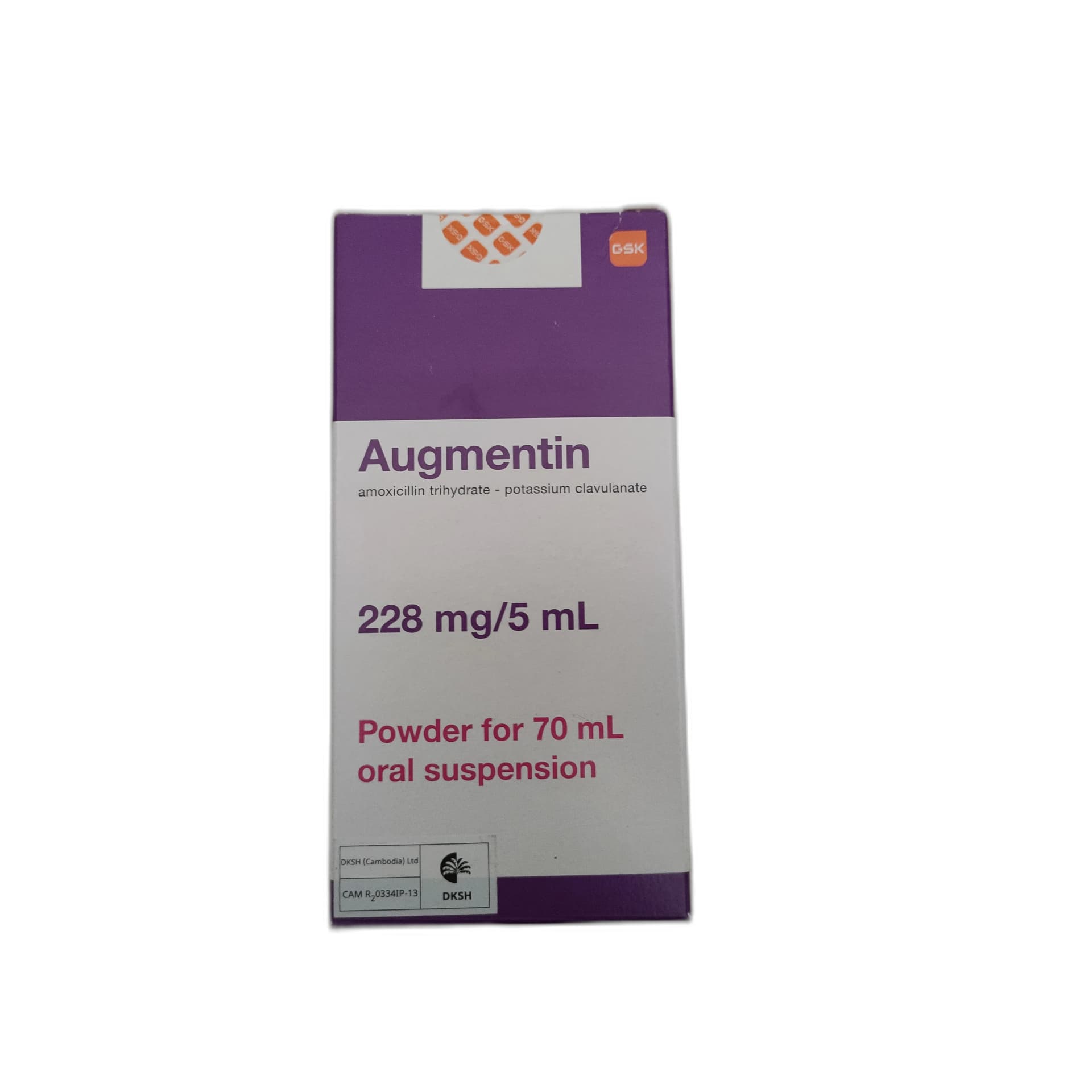 Augmentin 228 mg/5 mL