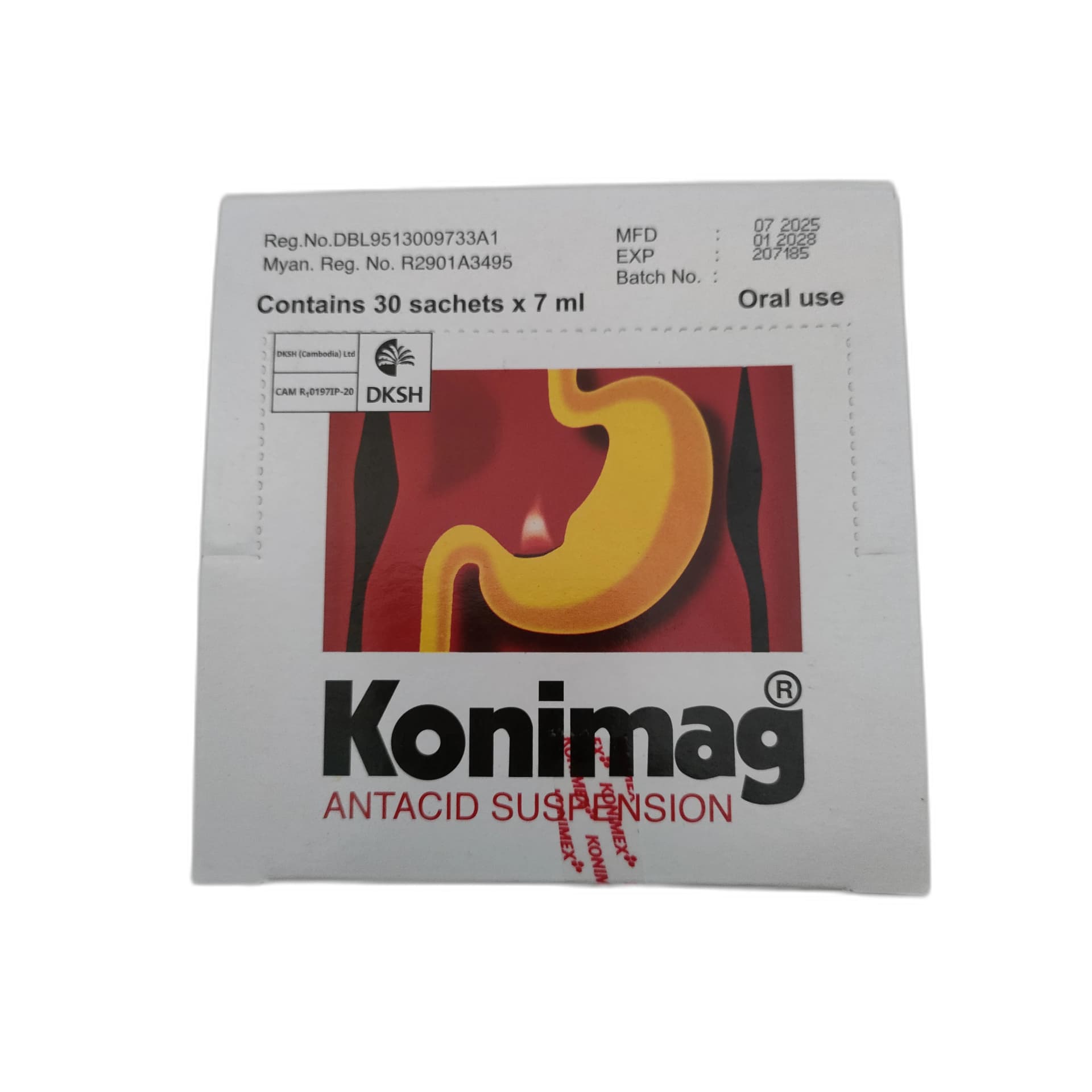 Konimag 300 mg / 300 mg / 50 mg
